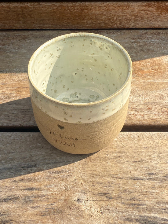 Tasse expresso "je t'aime  AMOUR"