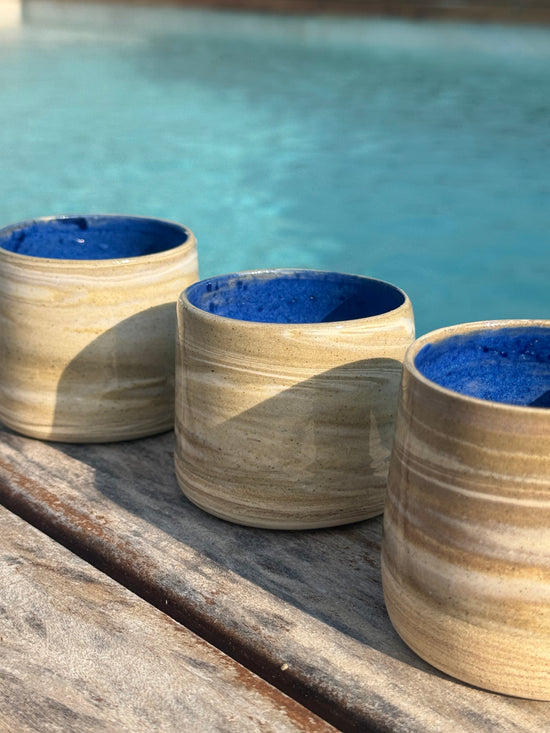 Tasse expresso terre melée